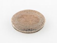 Patchbox, Birmingham, c. 1796/97. Creator: Joseph Taylor