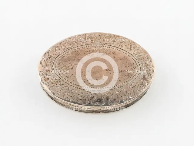 Patchbox, Birmingham, c. 1796/97. Creator: Joseph Taylor.