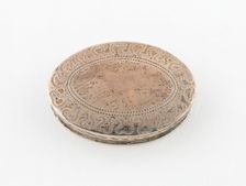 Patchbox, Birmingham, c. 1796/97. Creator: Joseph Taylor
