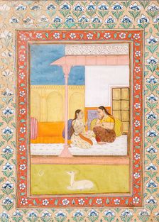 Patamanjari Ragini, the Fourth Wife of Bhairava Raga, Folio from a Ragamala..., between 1700-1750. Creator: Unknown