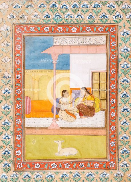 Patamanjari Ragini, the Fourth Wife of Bhairava Raga, Folio from a Ragamala..., between 1700-1750. Creator: Unknown.