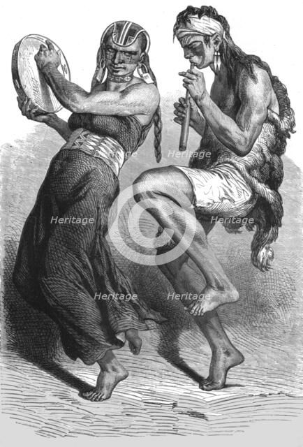 ''Patagonian Dancers; Patagonia and the Patagonians', 1875. Creator: Unknown.