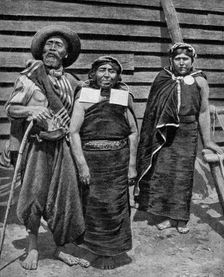 Patagonian indians, Argentina, 1922