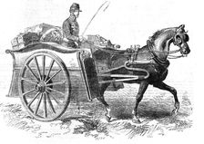 Patent Military Foraging-Cart, 1854. Creator: Unknown