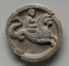 Patera with Man Riding Monster, 1-200. Creator: Unknown