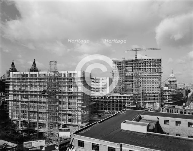 Paternoster Square, City of London, 26/08/1963. Creator: John Laing plc.