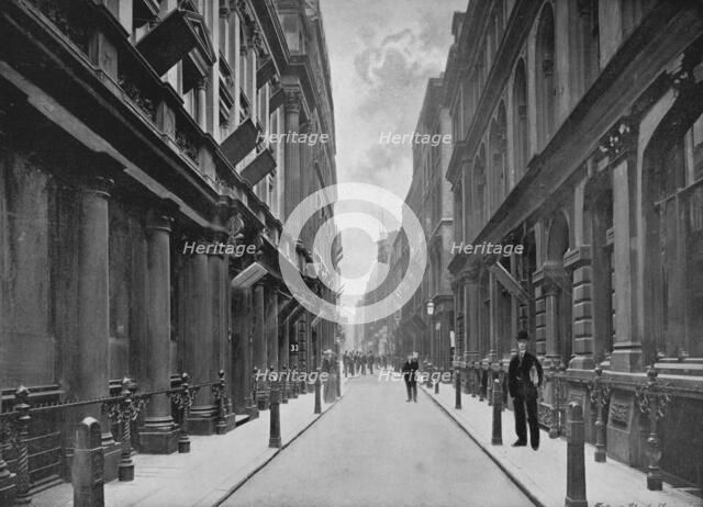 Paternoster Row, City of London, 1911. Artist: Unknown.
