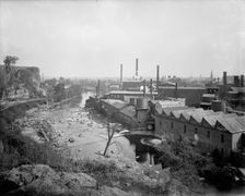 Paterson, N.J. from Water Works Park, between 1900 and 1906. Creator: Unknown