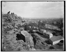 Paterson, N.J., from Reservoir Park, between 1890 and 1901. Creator: Unknown
