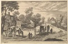 Path Through a Village. Creator: Aegidius Sadeler II