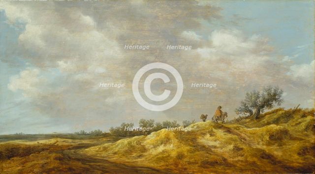 Path through the Dunes, 1629. Creator: Jan van Goyen.
