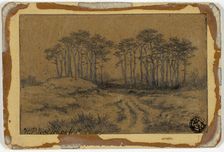 Path Through Trees, c. 1877. Creator: Hermanus Koekkoek