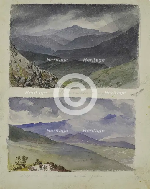 Path to Sinano after the storm, 1835. Creator: Briullov, Karl Pavlovich (1799-1852).