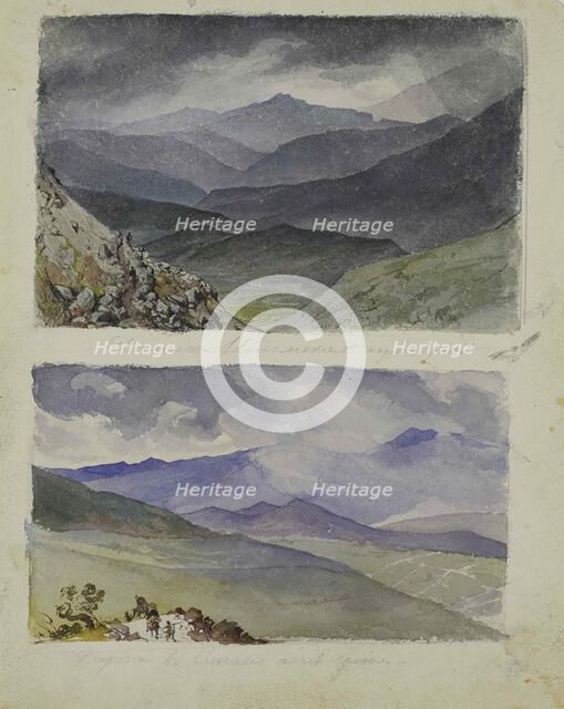 Path to Sinano after the storm, 1835. Creator: Briullov, Karl Pavlovich (1799-1852).