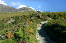 Path from Glen Brittle to Sgurr Alasdair, Cuillin Hills, Isle of Skye, Highland, Scotland