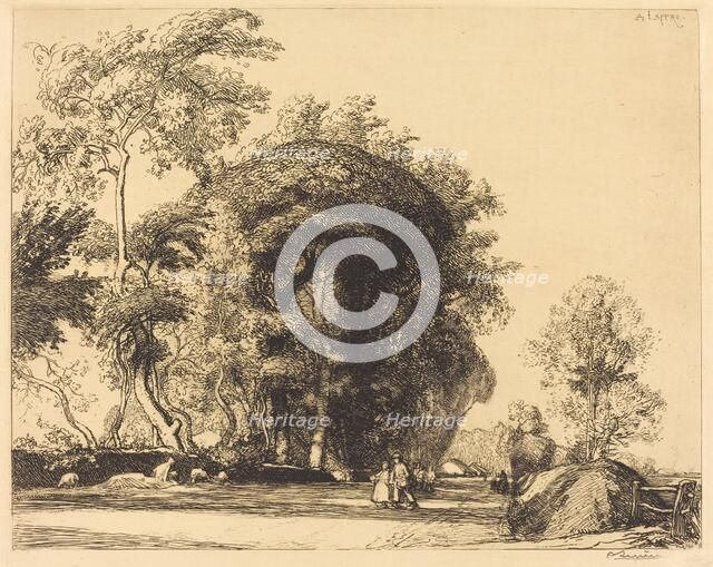 Path from St.-Gilles, St.-Jean-de-Monts (La route de St.-Gilles, St.-Jean-de-Monts), 1911. Creator: Auguste Lepere.