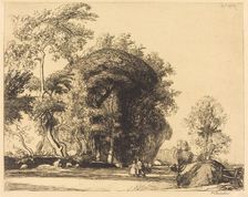 Path from St.-Gilles, St.-Jean-de-Monts (La route de St.-Gilles, St.-Jean-de-Monts), 1911. Creator: Auguste Lepere