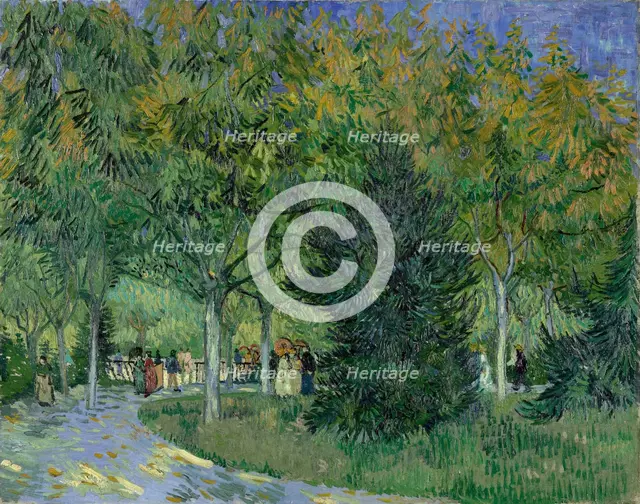Path in the Park of Arles, 1888. Creator: Gogh, Vincent, van (1853-1890).