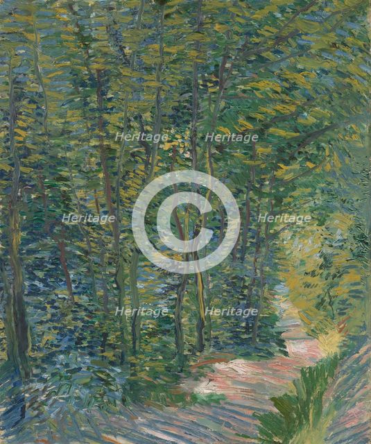 Path in the Woods, 1887. Creator: Gogh, Vincent, van (1853-1890).