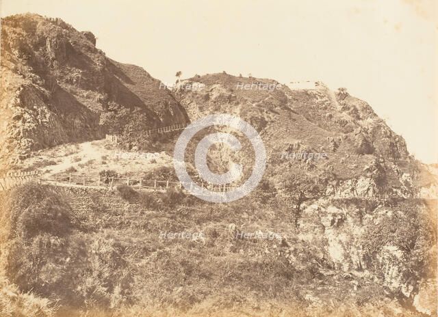 Path leading to Convent, Simla, 1850s. Creator: Unknown.