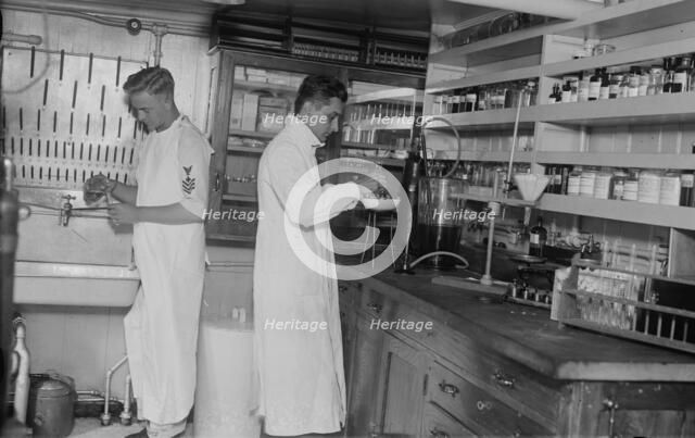 Pathological laboratory - COMFORT, between c1915 and c1920. Creator: Bain News Service.