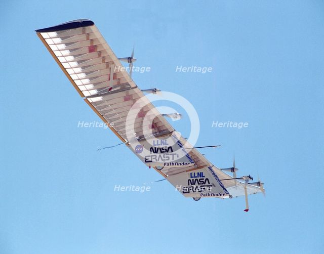 Pathfinder aircraft test flight, USA, July 27, 1995. Creator: NASA.