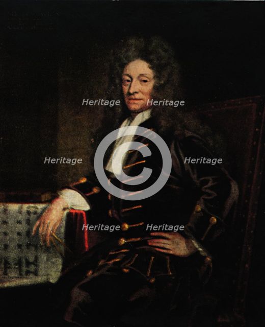 'Pathfinders - Sir Christopher Wren', 1711, (1922). Creator: Sir Godfrey Kneller.