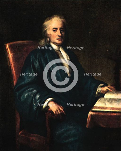 'Pathfinders - Sir Isaac Newton', 1922. Creator: Unknown.