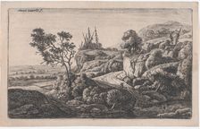 Paths Leading To a Stream, 17th century. Creator: Anthonie Waterloo