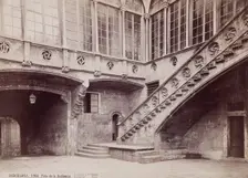 Patio of the Audiencia, Barcelona, c1885. Creator: Juan Laurent