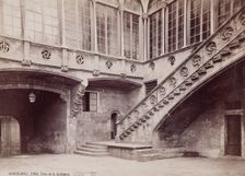 Patio of the Audiencia, Barcelona, c1885. Creator: Juan Laurent