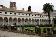 Patio, National Roman Museum (Baths of Diocletian), Rome, Italy, 2009. Creator: LTL