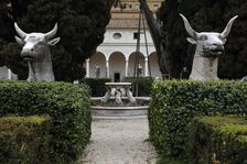 Patio, National Roman Museum (Baths of Diocletian), Rome, Italy, 2009. Creator: LTL