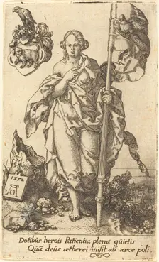 Patience, 1552. Creator: Heinrich Aldegrever