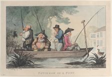 Patience in a Punt, 1811., 1811. Creator: Thomas Rowlandson