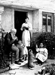 Patience is a Virtue - by Joseph Clark, 1898. Creator: Unknown