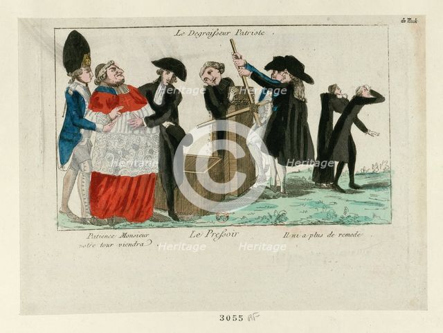 Patience Monsignor Your Turn Will Come..., 1790. Creator: Anonymous.