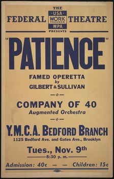 Patience, New York, [1930s]. Creator: Unknown