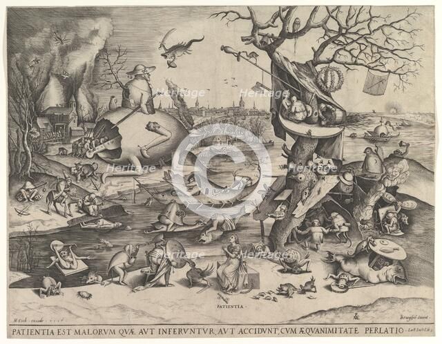 Patience (Patientia), 1557. Creator: Pieter van der Heyden.