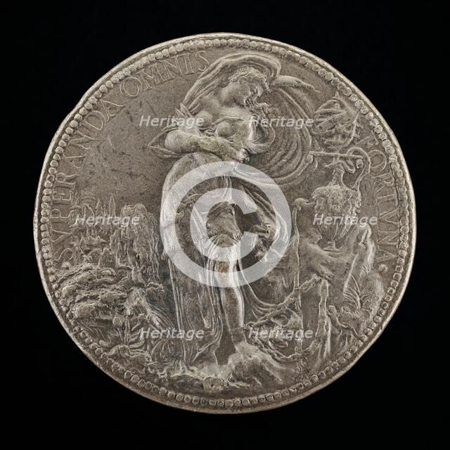 Patience [reverse], 1554. Creator: Pompeo Leoni.