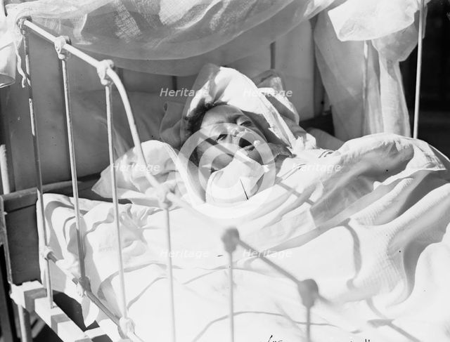 Patient at "Sea Breeze Jr.", between c1910 and c1915. Creator: Bain News Service.