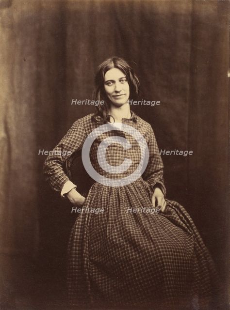 Patient, Surrey County Lunatic Asylum, 1850-58. Creator: Hugh Welch Diamond.