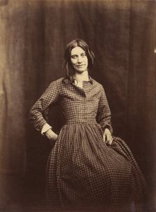Patient, Surrey County Lunatic Asylum, 1850-58. Creator: Hugh Welch Diamond