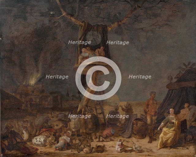 Patientia (Allegory of Patience), 1660-1670. Creator: Cornelis Saftleven.