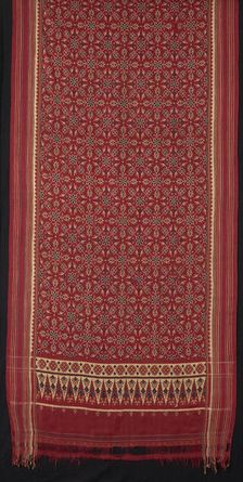 Patolu (ceremonial cloth), India, 18th/19th century. Creator: Unknown