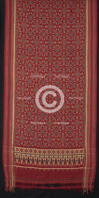 Patolu (ceremonial cloth), India, 18th/19th century. Creator: Unknown.