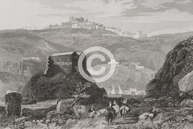 Patmos, 1840. Creator: Aubert.