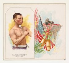 Patsey Duffy, Pugilist, from World's Champions, Second Series (N43) for Allen & Ginter Cig..., 1888. Creator: Allen & Ginter