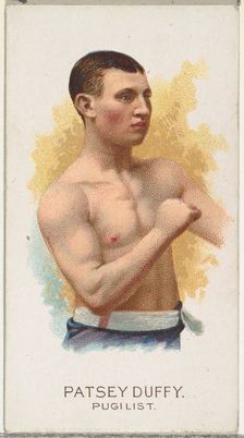 Patsey Duffy, Pugilist, from World's Champions, Series 2 (N29) for Allen & Ginter Cigarett..., 1888. Creator: Allen & Ginter
