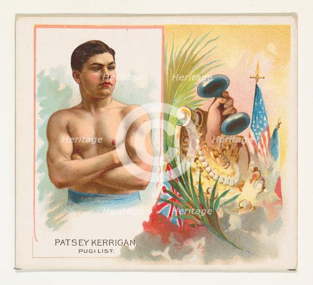 Patsey Kerrigan, Pugilist, from World's Champions, Second Series (N43) for Allen & Ginter ..., 1888. Creator: Allen & Ginter.